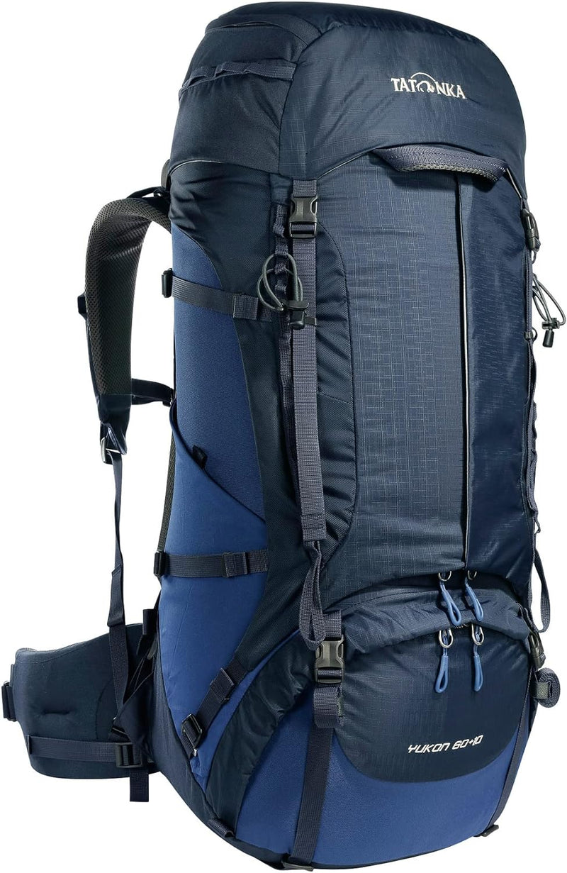 Tatonka Unisex Yukon 60+10 Rucksack (1er Pack) 60+10 Liter Navy / Darker Blue, 60+10 Liter Navy / Da