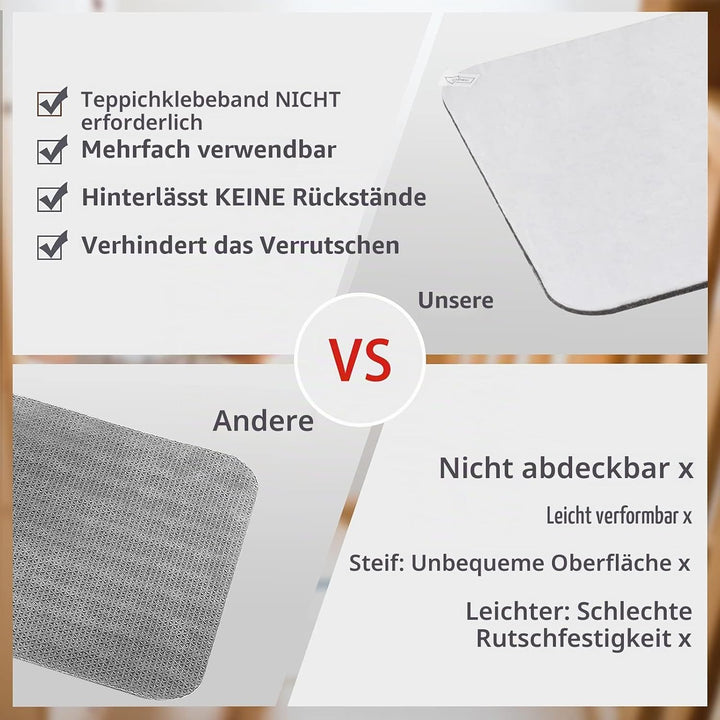 MBIGM 15er Set Stufenmatten 20 cm X 76 cm Treppenteppich Selbstklebend Sicherheit Stufenteppich für