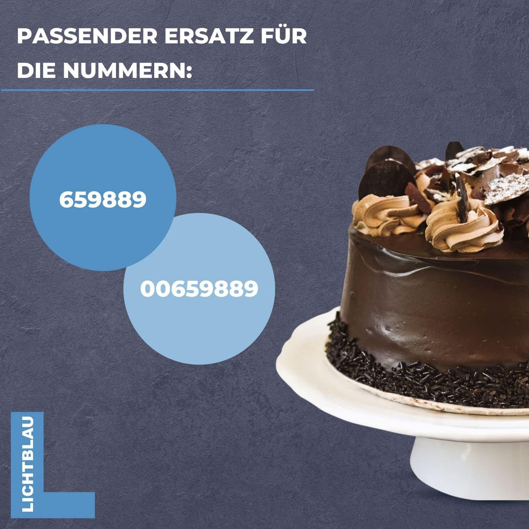 Lichtblau Rührbesen 659889 für Bosch Küchenmaschine I 00659889 Ersatz Schneebesen passend für MUM5 M