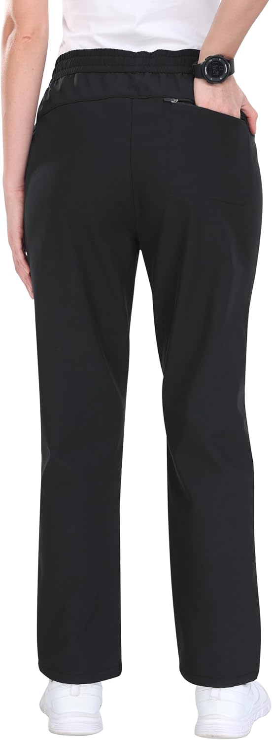MoFiz Damen wasserdichte isolierte Schneehose Fleece gefüttert Winter Ski Wanderhose Warm Outdoor So