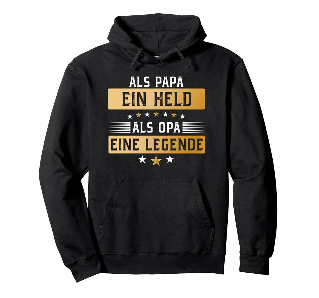 Bester Papa Held Bester Opa Legende Geschenk Pullover Hoodie