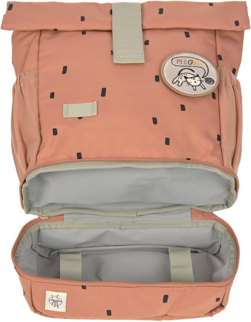 LÄSSIG Kindergartenrucksack Kinderrucksack Rolltop mit Brustgurt wasserabweisend, 11 Liter/Mini Roll