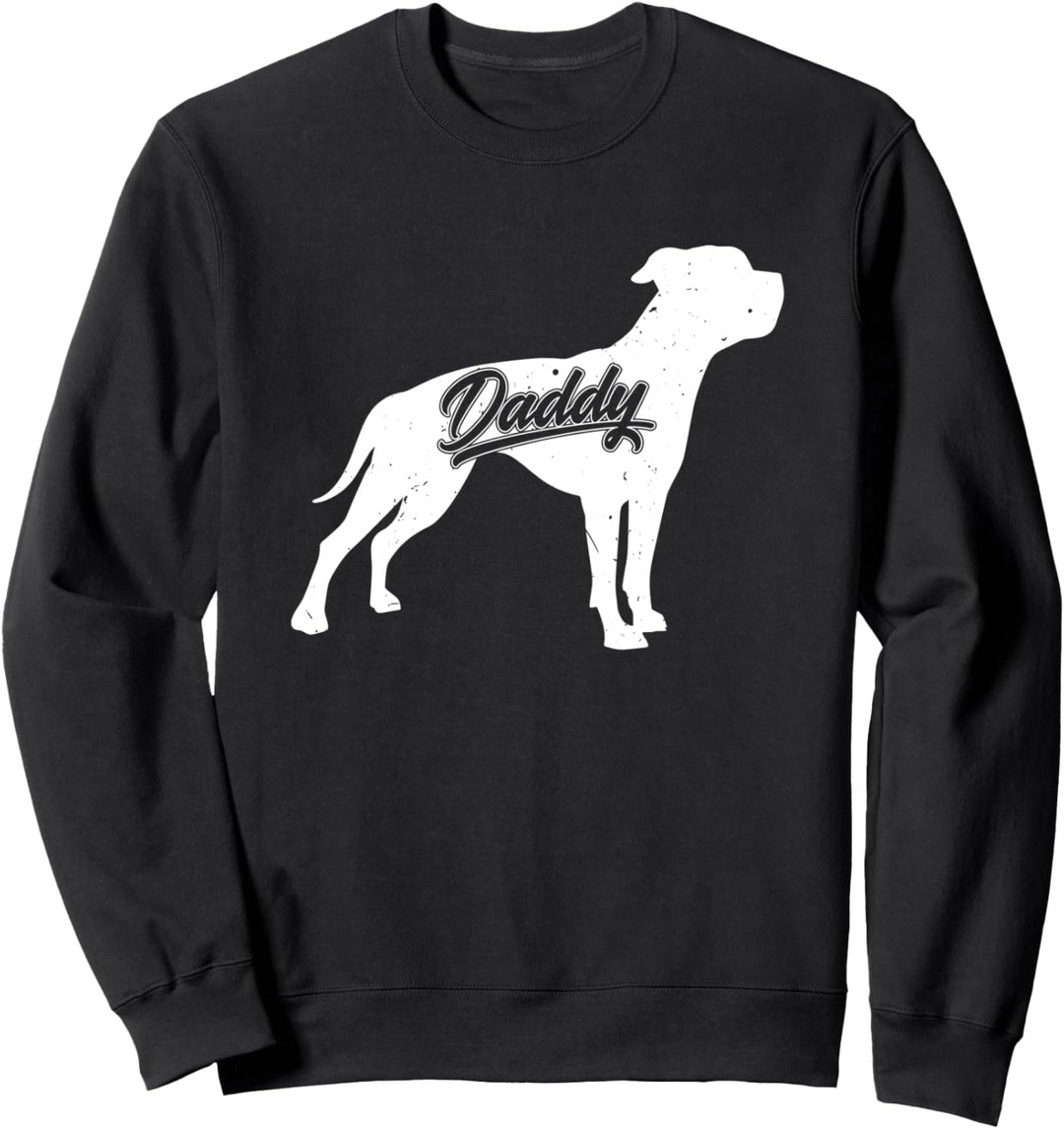 American Bulldog Daddy - Papa Fathers of American Bulldog Sweatshirt