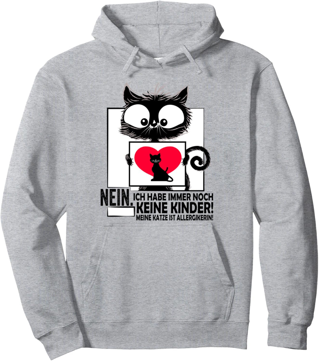 Meine Katze ist allergisch witzige Katzenfans Katzenhalterin Pullover Hoodie