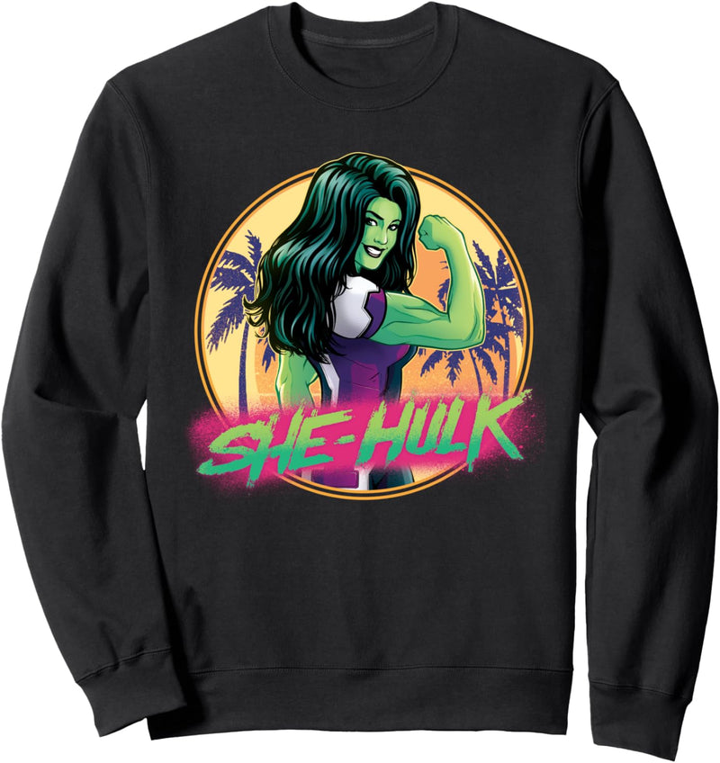 Marvel She-Hulk Jennifer Walters Palm Tree Flex Sweatshirt