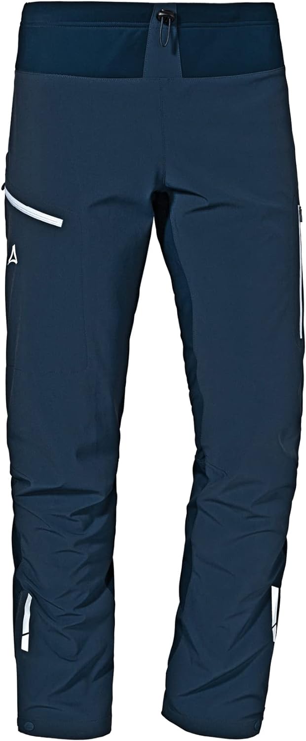 Schöffel Herren Softshell Pants Rinnen M Wind-und Wasserabweisende Winter Wanderhose mit Body Mappin