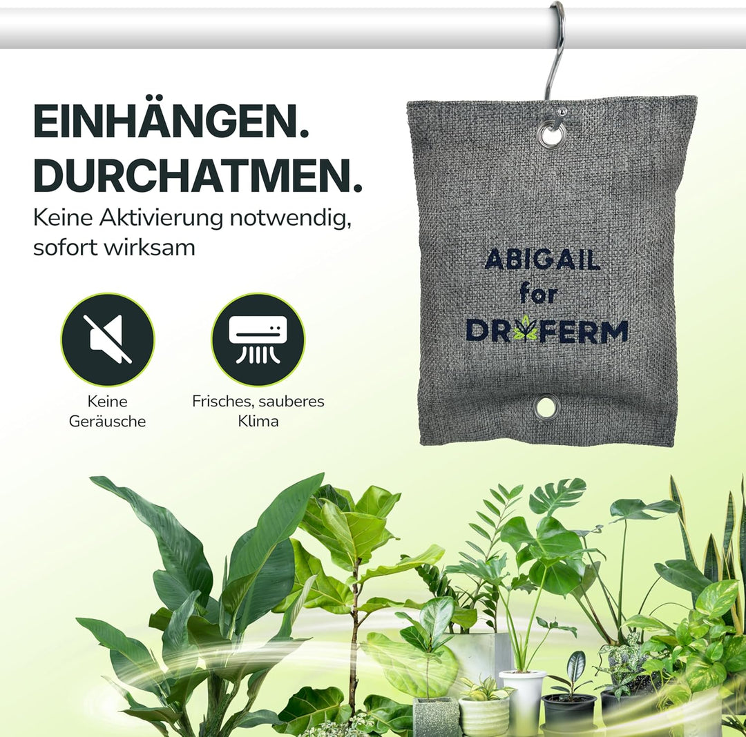 ABIGAIL by DryFerm Luftreiniger für Growbox & Growzelt, Effektiver Schutz ohne Strom, 5 Jahre Haltba