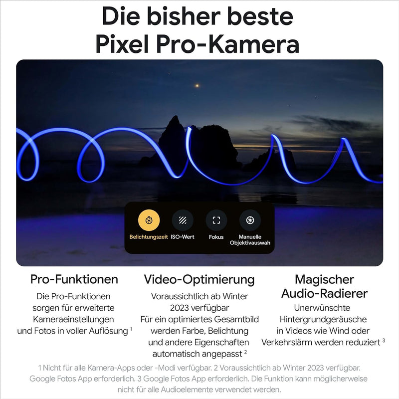 Google Pixel 8 Pro – Android Smartphone ohne SIM-Lock mit Teleobjektiv, langer Akkulaufzeit und Supe