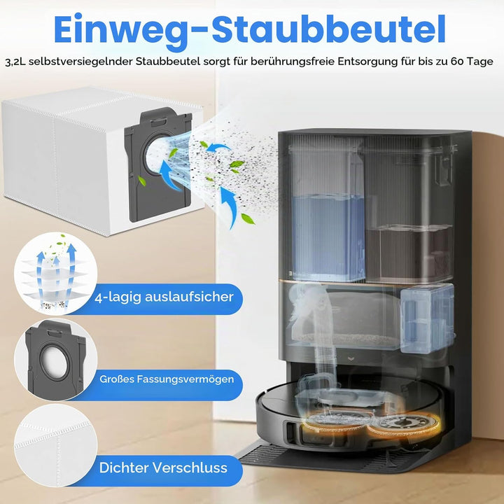 21Stück Zubehör für Dreame L10s Ultra Gen 3 / X40 Ultra Complete / X40 Master / L40 Ultra/MOVA P50 P
