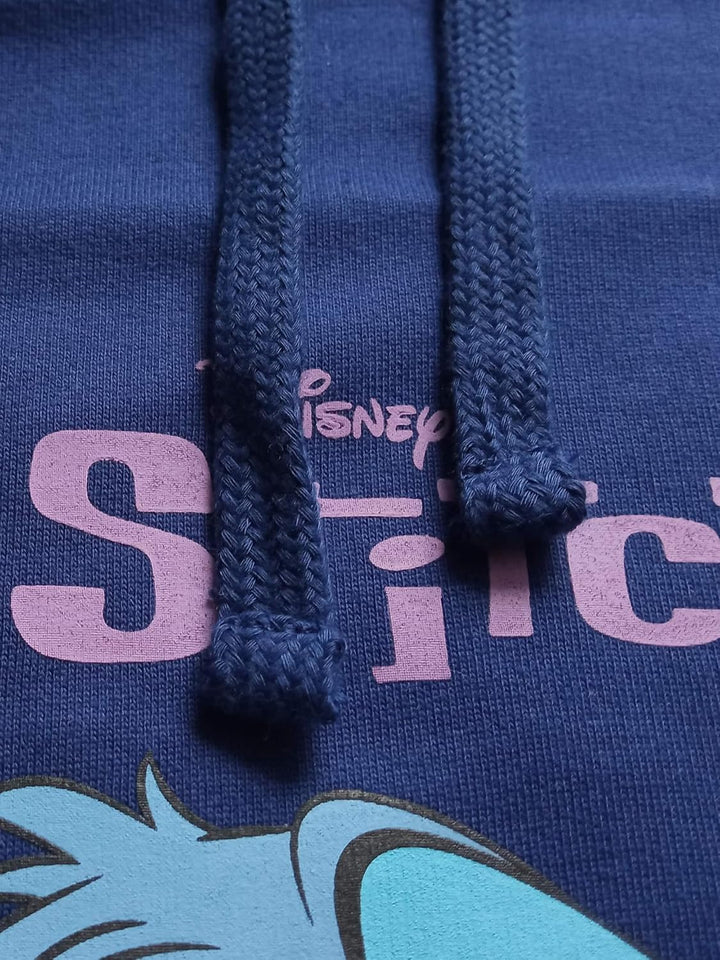 Disney Lilo &amp; Stitch Sweatkleid für Damen - Oversize Hoodie Kapuzenpullover lang Sweatshirt Langarm