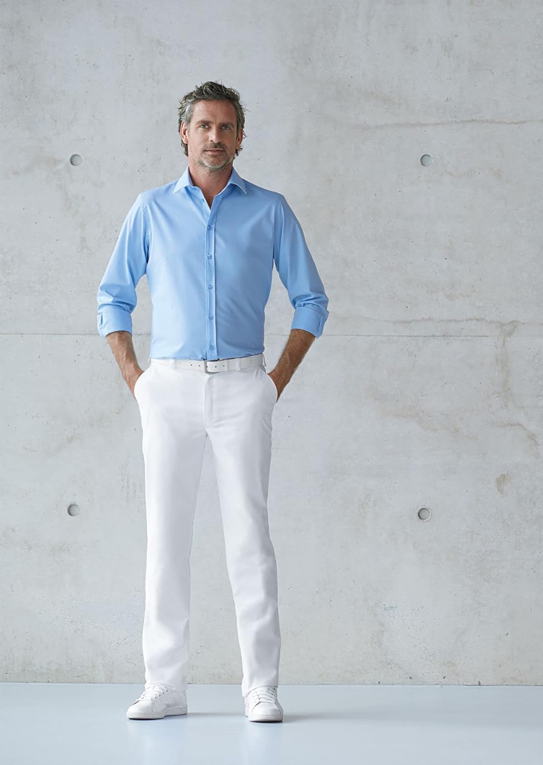 BP Med Trousers 1368-686-21 Herrenhose - Mischgewebe mit Stretch - 48% Baumwolle, 48% Polyester, 4%