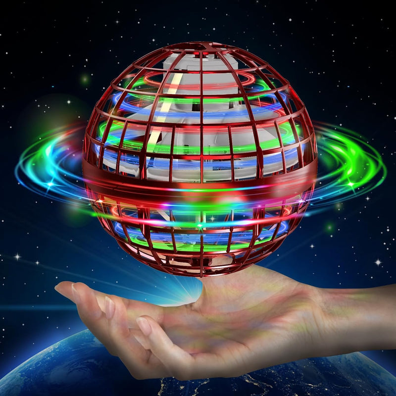 semai Fliegender Ball, Flying Orb Ball mit RGB Licht, Spielzeug Jungen Magic Ball, Hand Controlled S