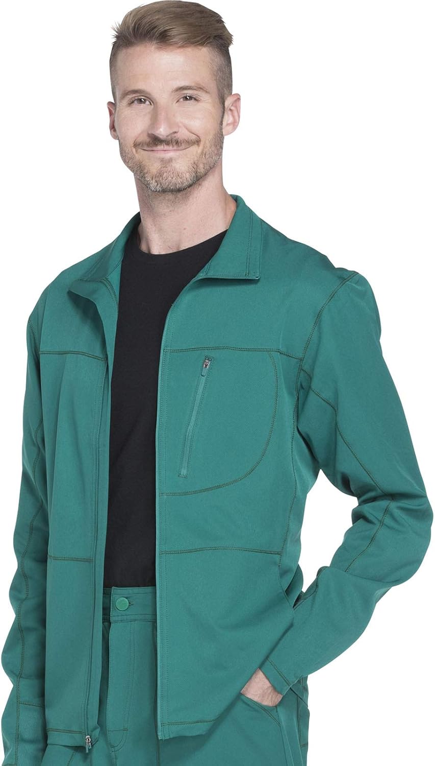 Dickies Dynamix DK310 Herren-Schlupfkasack, mit Reissverschluss vorne 4XL Grosse Grössen Hunter Gree