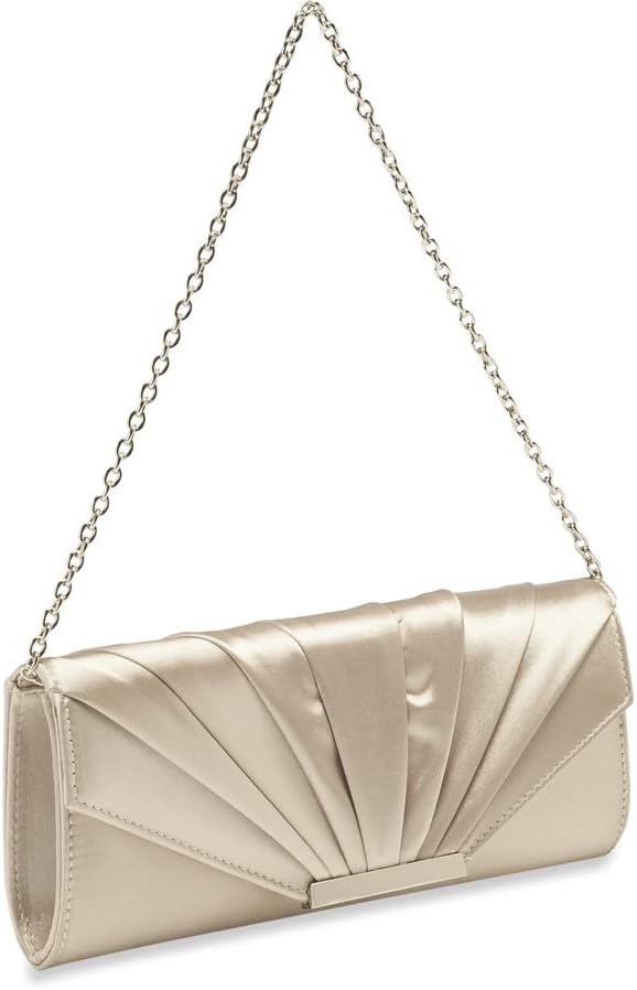 Picard Damen Abendtasche SCALA aus Synthetik | mit Magnetverschluss | Abendtasche | Abend Beige (Mel