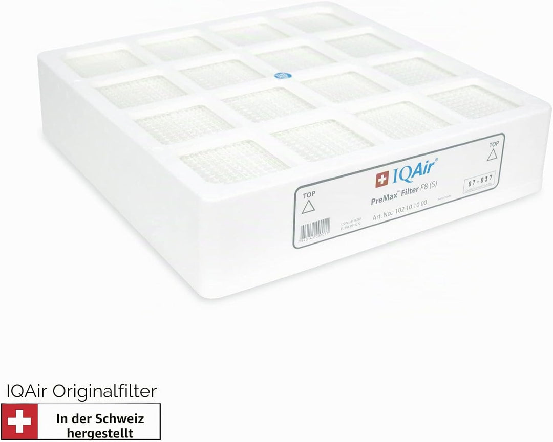 IQAir PreMax Pre-Filter F8 (S) Ersatzfilter für HealthPro 250 & XE – Vorfilter gegen Tierhaare, Poll