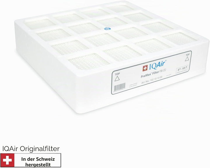 IQAir PreMax Pre-Filter F8 (S) Ersatzfilter für HealthPro 250 & XE – Vorfilter gegen Tierhaare, Poll