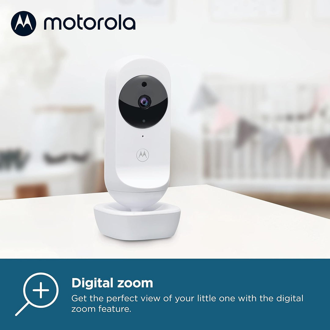 Motorola Baby Ease 34 - Babyphone mit Kamera – 4,3 Zoll Video Baby Monitor HD Display - Nachtsicht,