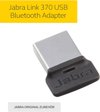 Jabra Link 370 USB A Bluetooth Adapter UC – 30 Meter/98 Feet Wireless Range for Jabra Headsets – Uni