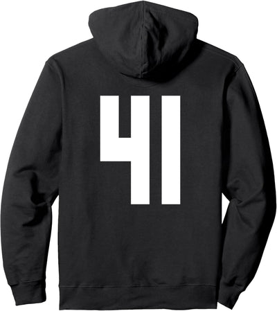 # 41 Team Sports Trikot vorne & hinten Number Player Fan Pullover Hoodie