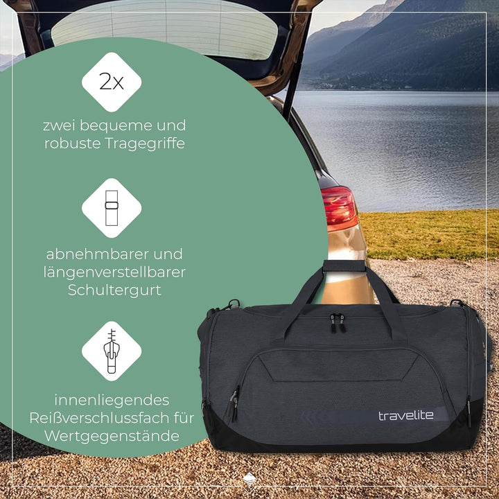 travelite grosse Reisetasche Grösse XL, Gepäck Serie KICK OFF: Praktische Reisetasche für Urlaub und