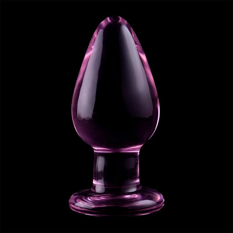 Model 3 ANAL Plug Borosilicate Glass 11 X 5 cm PINK