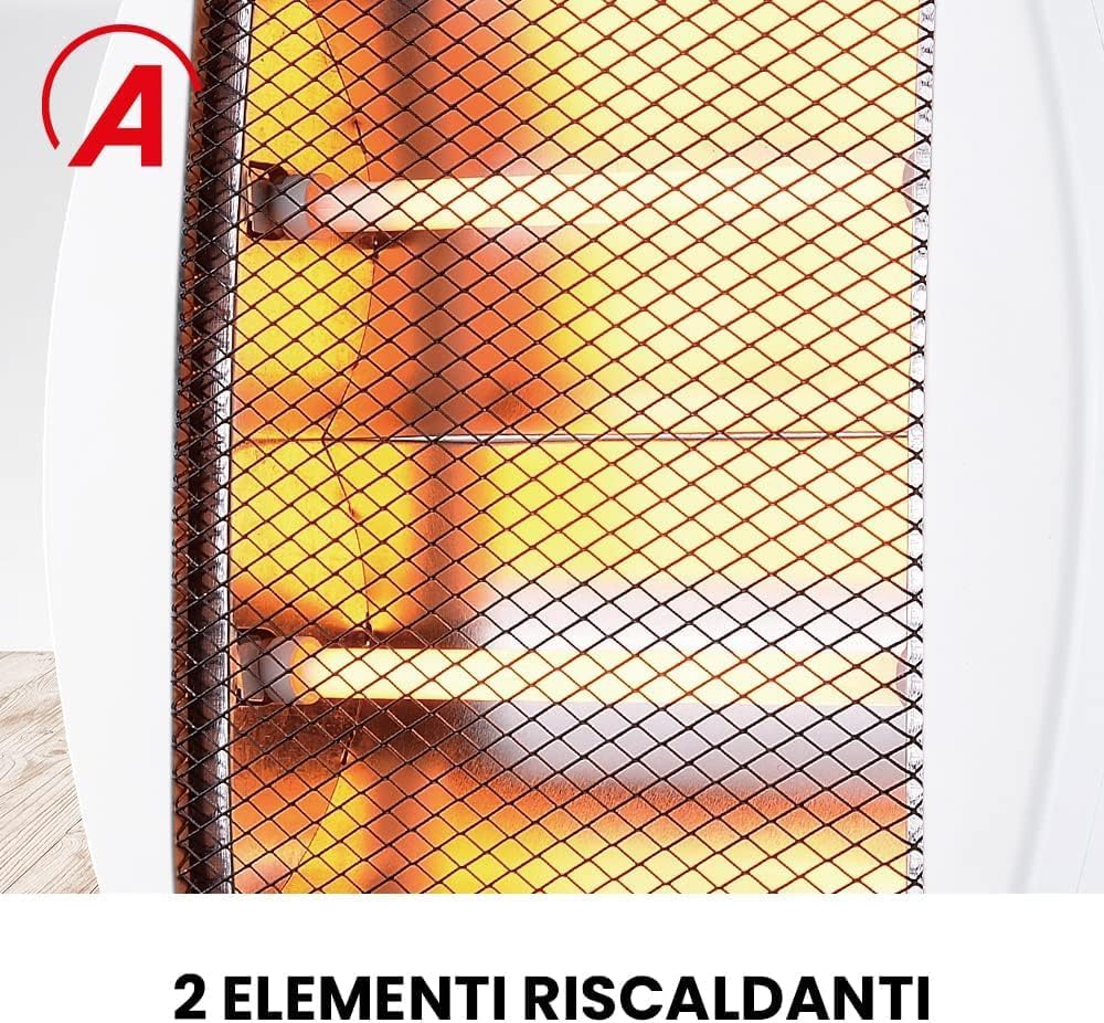 ARDES | AR435C Quarzofen FLEXO MINI - Klappbarer Quarzofen - Quarzofen mit Strahlung - 2 Leistungen