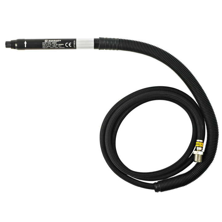Rodcraft RC7051 Druckluft Stabschleifer für 3 mm Schleifer/Fräser, 40 Watt Leistung, Drehzahl 60000