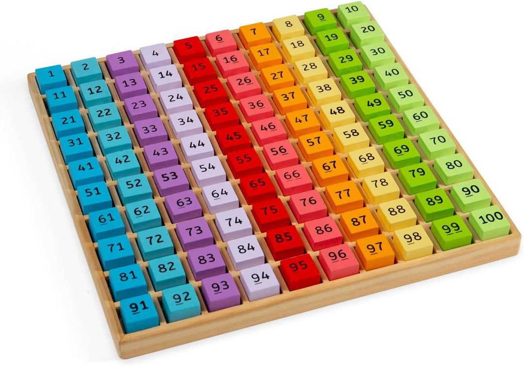 Bigjigs Spielzeug Holz Anzahl Fach - Educational Counting Brett