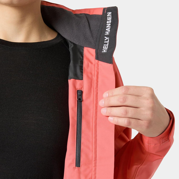 Helly Hansen Damen Crew Hooded Jacket 2.0 Kapuzenjacke (1er Pack) XS 098 Sunset Pink, XS 098 Sunset