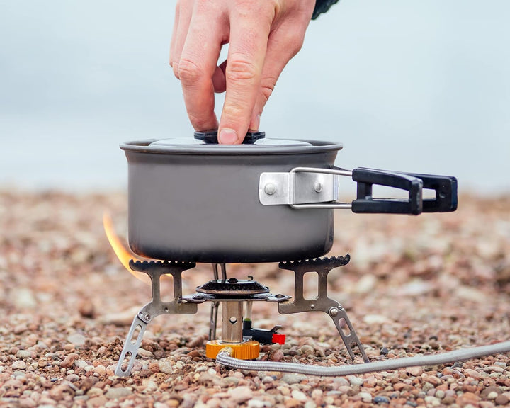 BRUNNER 0802026N Popote Outdoor Aluminium Topfset Packpot Ultralite 20 für 4/5 Personen