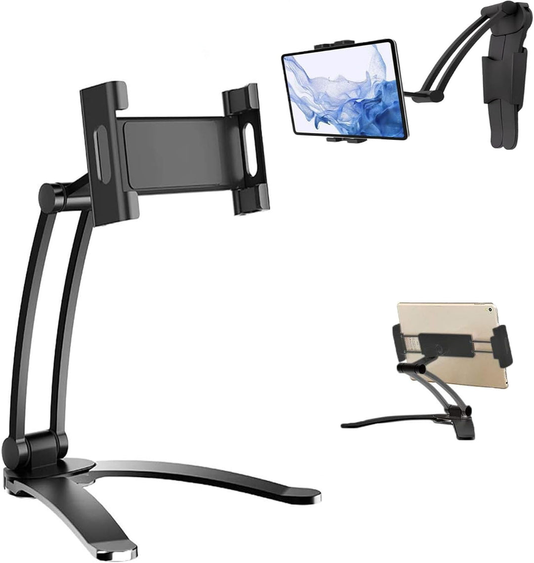 Tablet PC Handyhalter Zubehör Anti-Rutsch-Küchenständer Wandhalterung Tablet-Halter for 7-12 Zoll Ta