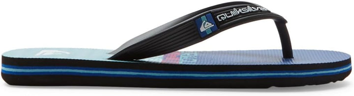 Quiksilver Herren Molokai Abyss NaturalFlip-Flop 33 EU Black Blue Blue, 33 EU Black Blue Blue