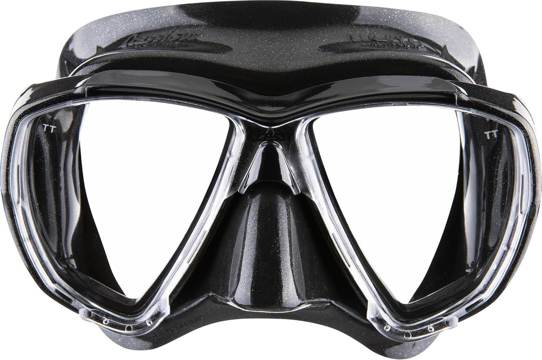 Cressi Tauchmaske Big Eyes Crystal Schwarz/Schwarz, Schwarz/Schwarz