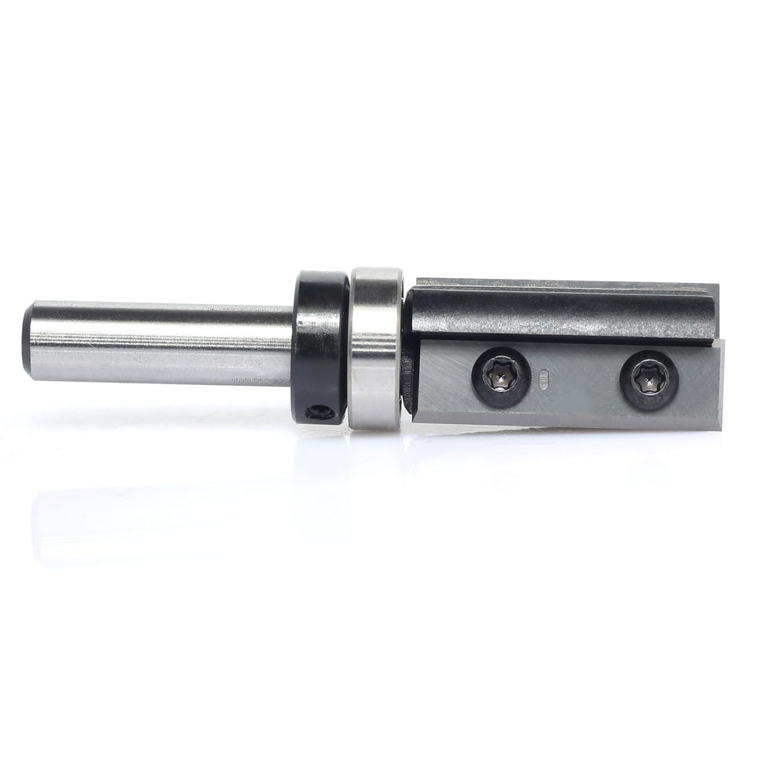 Sinoprotools Wendeplatten Bündigfräser,8mm Schaft Schnittlänge 30mm,Bündiger Fräser mit 4-seitigen A