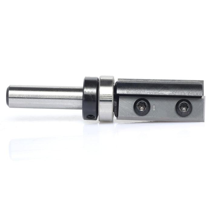 Sinoprotools Wendeplatten Bündigfräser,8mm Schaft Schnittlänge 30mm,Bündiger Fräser mit 4-seitigen A