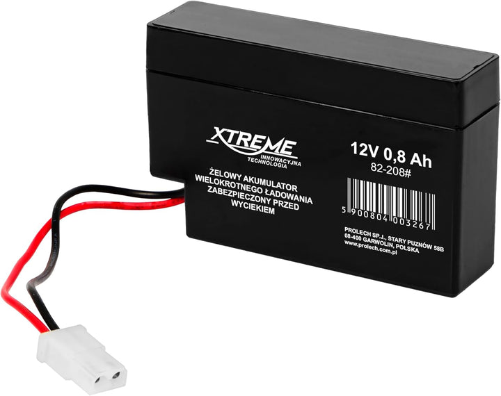 Xtreme Blei-Akku Gel Battery Lead Acid Battery Batterie Akku (12V 0,8Ah)