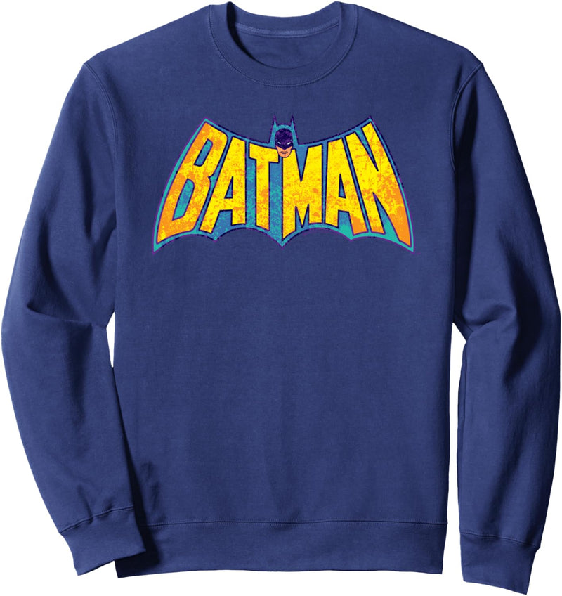 Batman Neon Distress Logo Sweatshirt