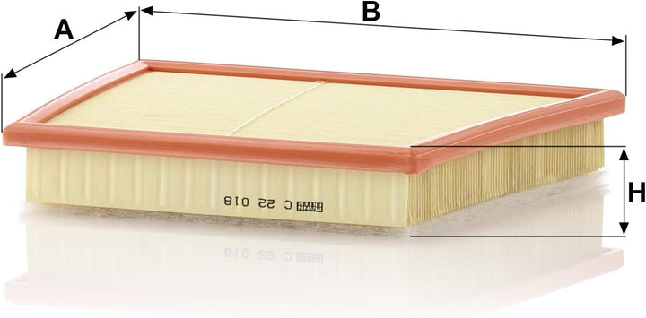Original MANN-FILTER CUK 23 005-2 - Innenraumfilter mit Aktivkohle - für PKW & C 22 018 - Luftfilter
