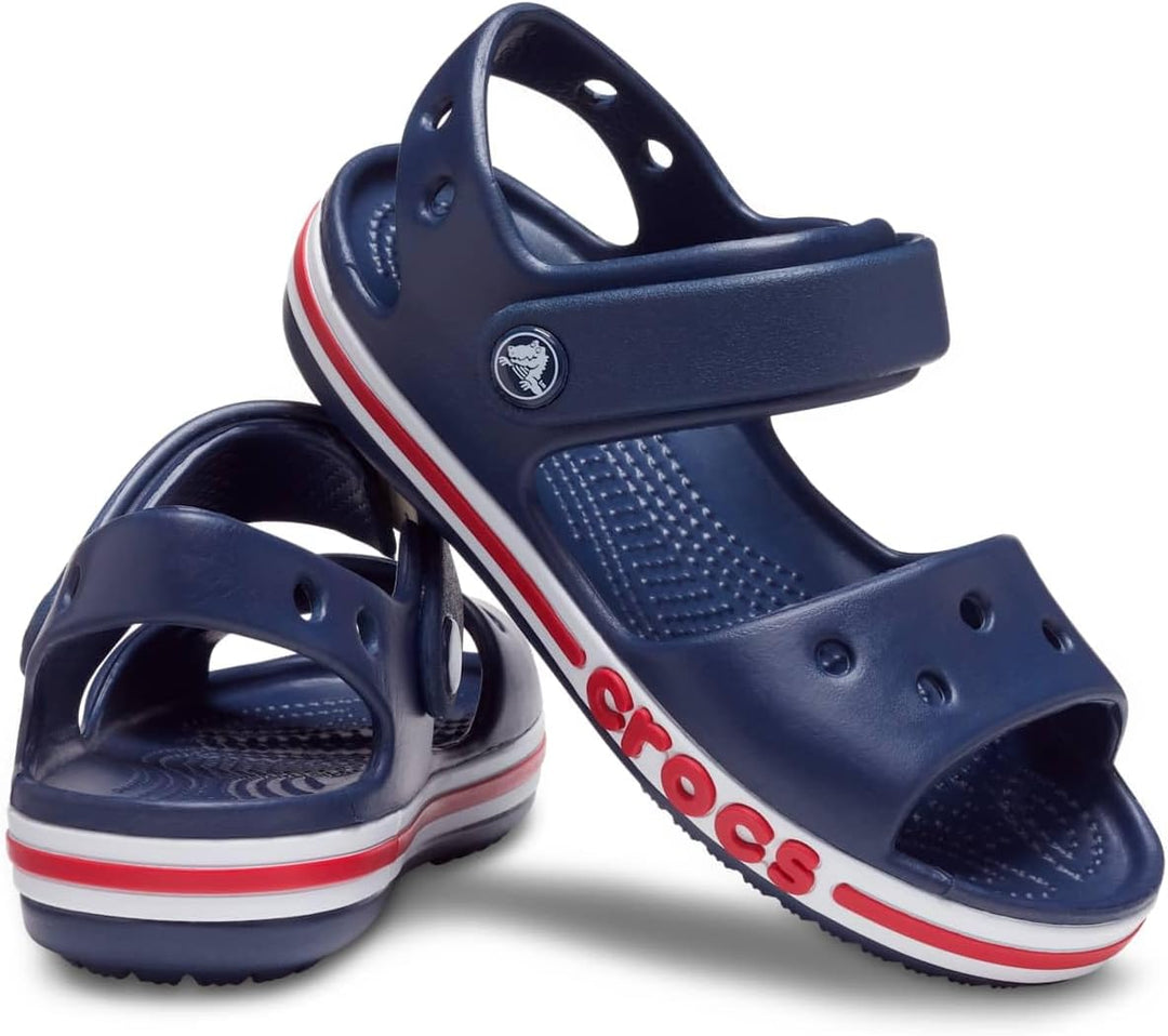 Crocs Unisex Kinder Bayaband Sandal K Freizeit Flip Flops Sportwear 20/21 EU Navy Pepper, 20/21 EU N
