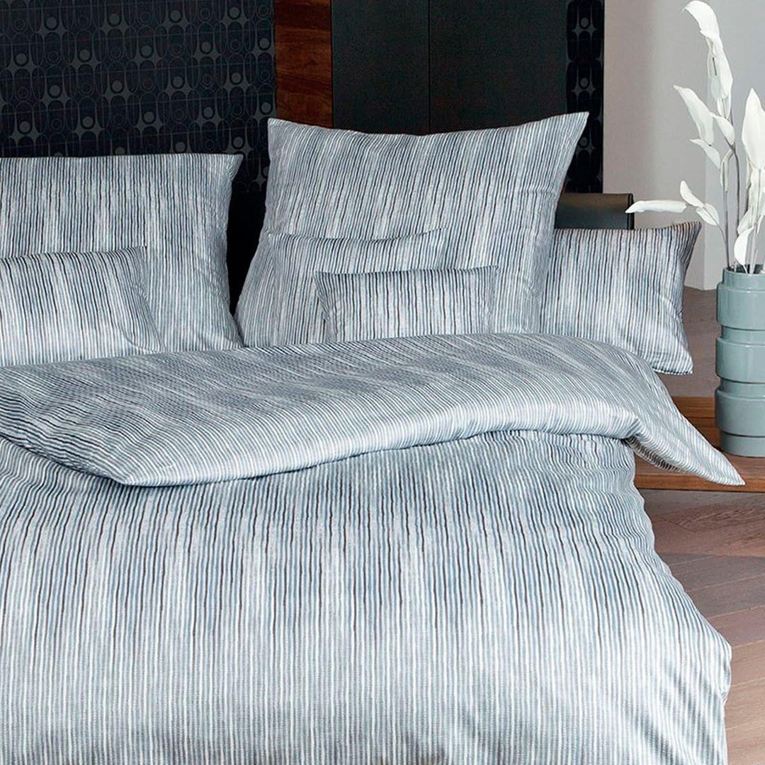 Janine Design Interlock Feinjersey Bettwäsche Carmen 53031-08 Silbergrau 1 Bettbezug 155 x 220 cm +
