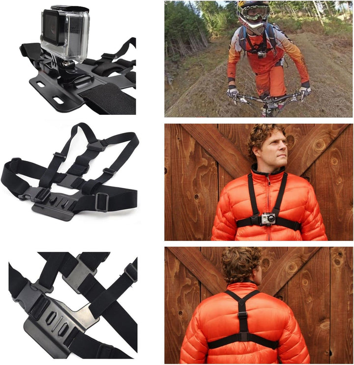 AKASO 7 in 1 Outdoor Sports Action Kamera Zubehör Mount Kit für EK7000/EK7000 Pro/Brave 7 LE/Brave 4