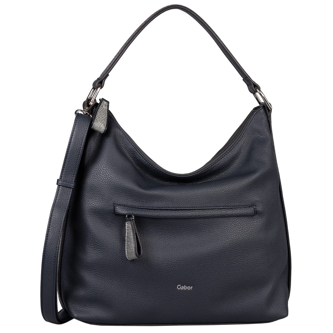 Gabor bags Anina Damen Hobo Bag Schultertasche Dark Blue, Dark Blue