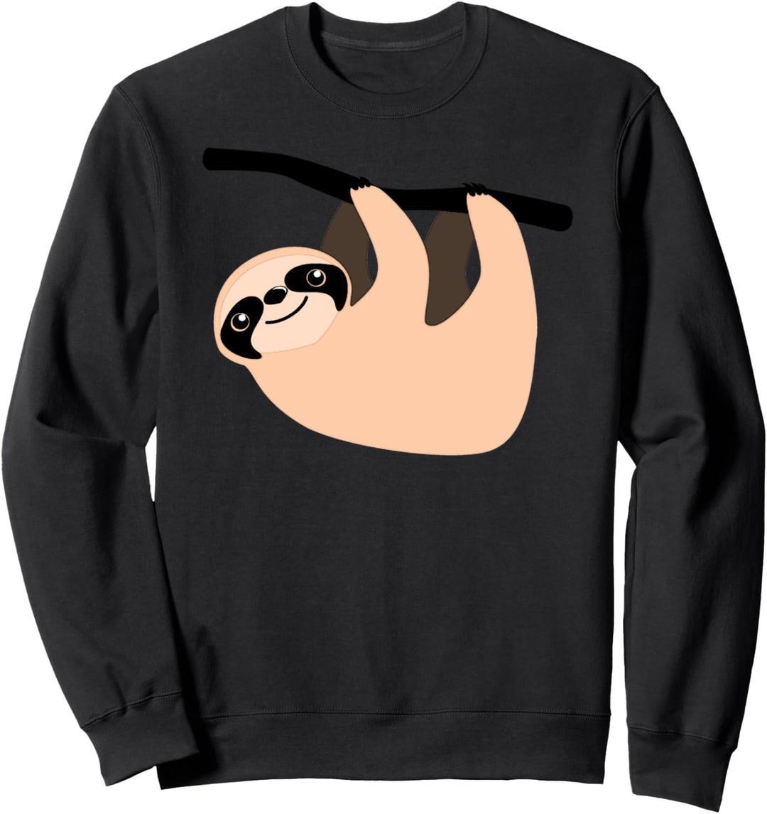 Hanging Sloth - Cute Retro Sloth Sweatshirt