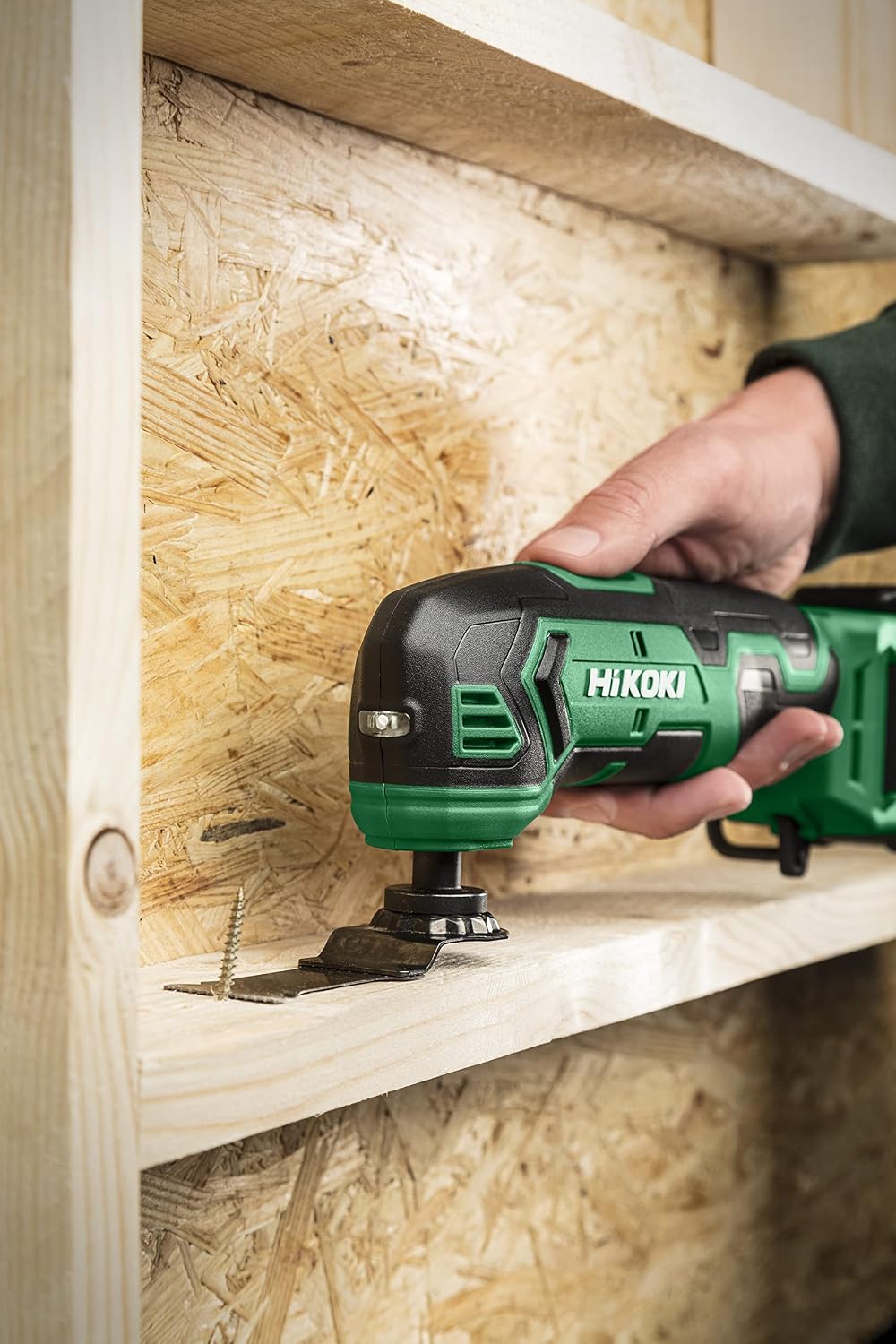 HiKOKI Akku Multitool CV12DA 12V (Multitool mit Starlock-/IOS-Interface-Pad)