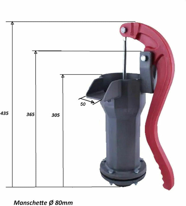 UZMAN 1 bis 2 Zoll Schwengelpumpe Hand-Gartenpumpe Handpumpe Brunnenpumpe Gärtner Gartenpumpen (1 Zo