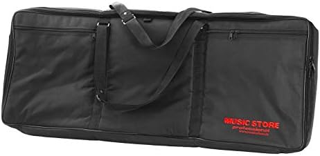 MUSIC STORE KC-01 II Keyboardtasche, 106 x 41 x 16cm, Schwarz, Nylon, Reissverschluss, 20mm Polsteru