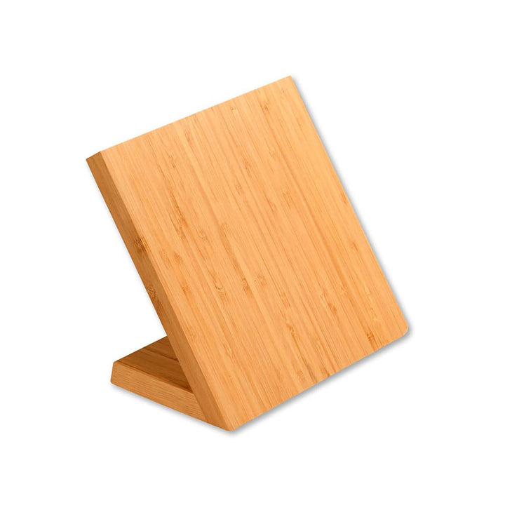 Kesper | Messerblock, Material: Bambus, magnetisch, Masse: 23 x 13 cm, Höhe 20 cm, Farbe: Braun | 58