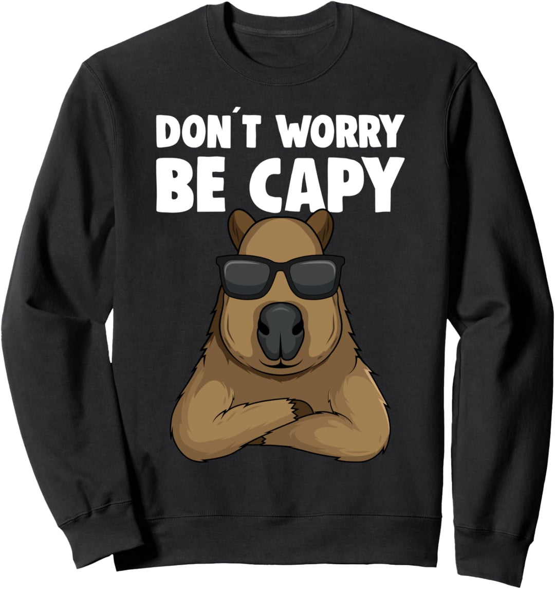 Capybara Kinder Jungs Damen Sweatshirt