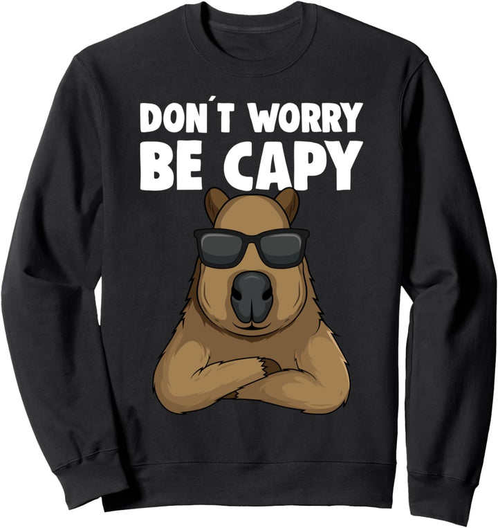 Capybara Kinder Jungs Damen Sweatshirt
