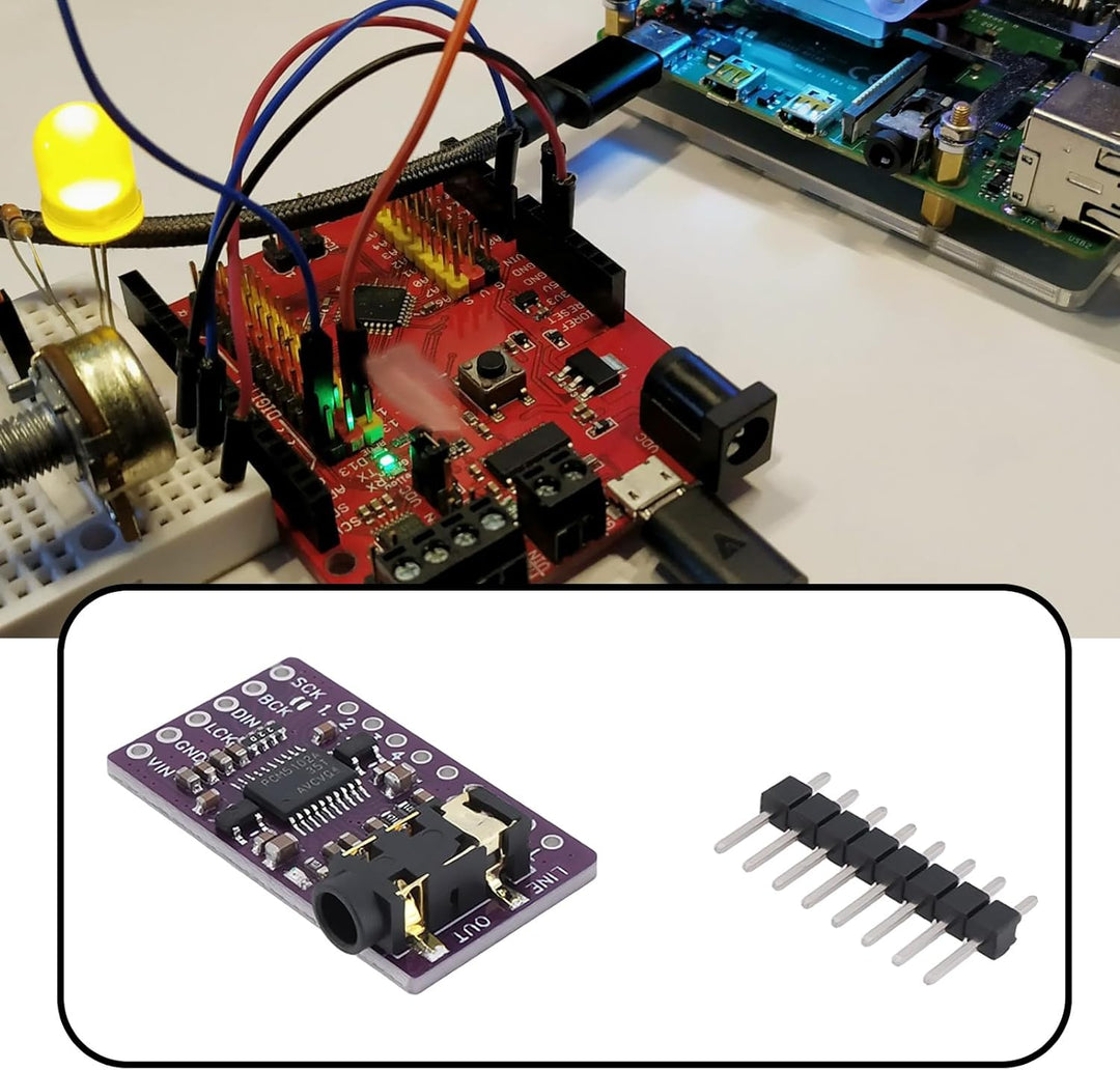 2 Stück GY-PCM5102 I2S DAC-Decoder I2S-Player Kompatibel mit Ardu-inos Kompatibel mit Raspberry Pi